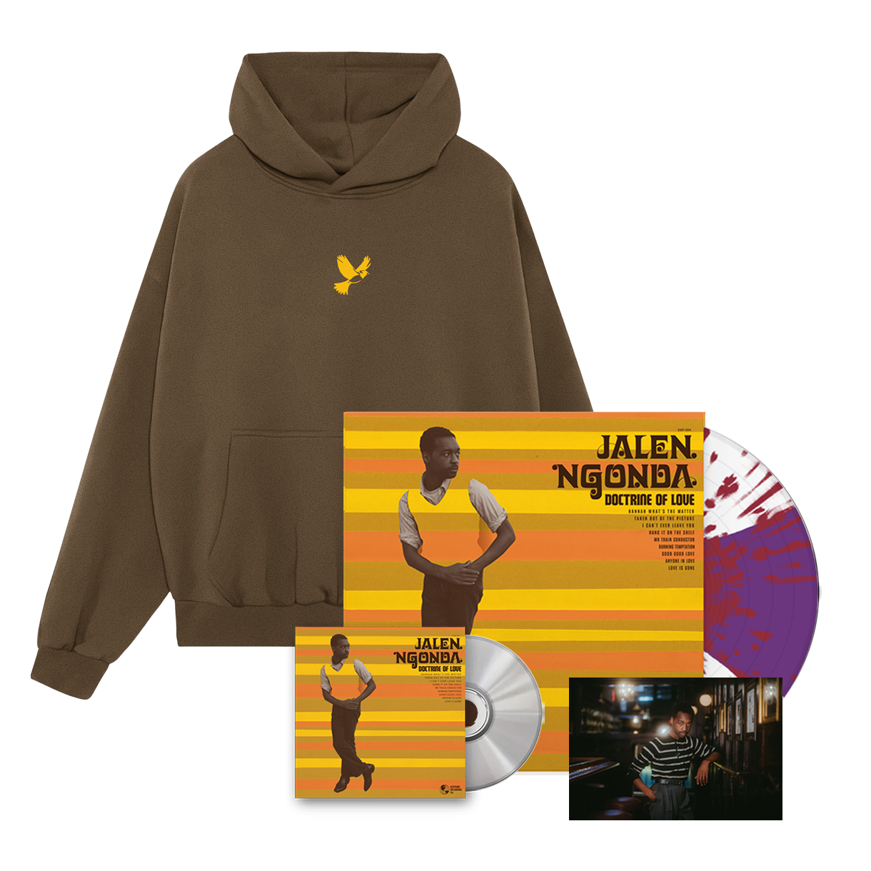 Limited Colour Vinyl LP, CD, Hoodie + Signed Artcard – Jalen Ngonda Limited Colour Vinyl LP, CD, Hoodie + Signed Artcard – Jalen Ngonda